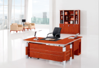 供应迪欧办公家具现代款樱桃色班台D1528Y办公桌