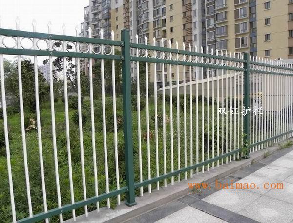 湖北 武汉锌钢护栏/热镀锌围墙护栏/三横梁锌钢护栏