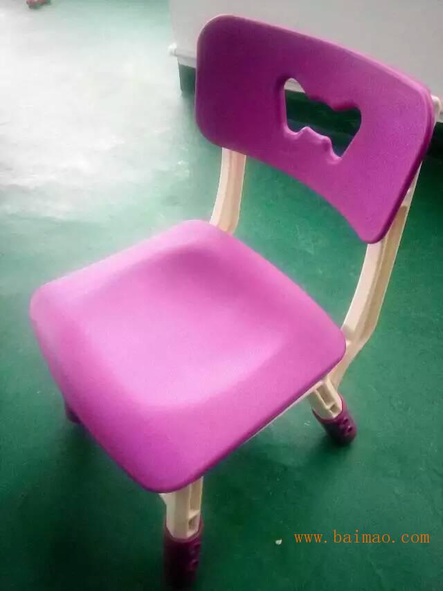星之健厂家幼儿园塑料学习桌椅可升降长方塑料桌椅批发