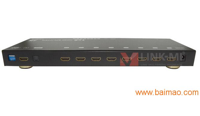 深圳市联美科技有限公司HDMI高清信号分配器8口出