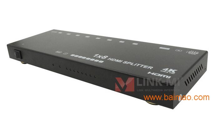 深圳市联美科技有限公司HDMI高清信号分配器8口出