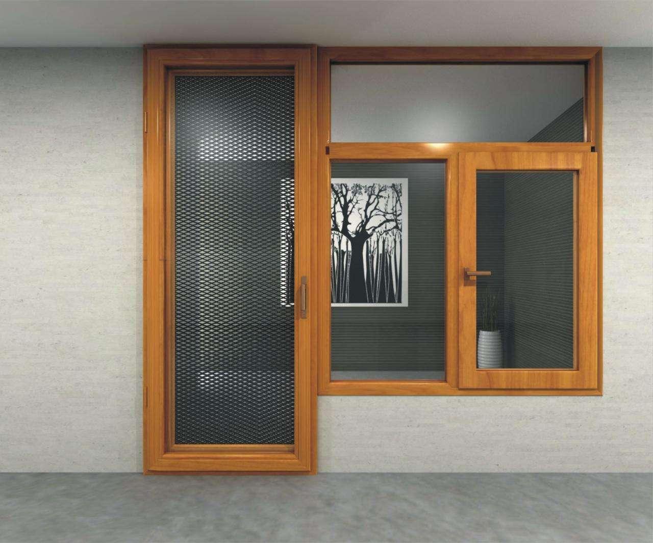 北京铝包木门窗 铝木复合门窗