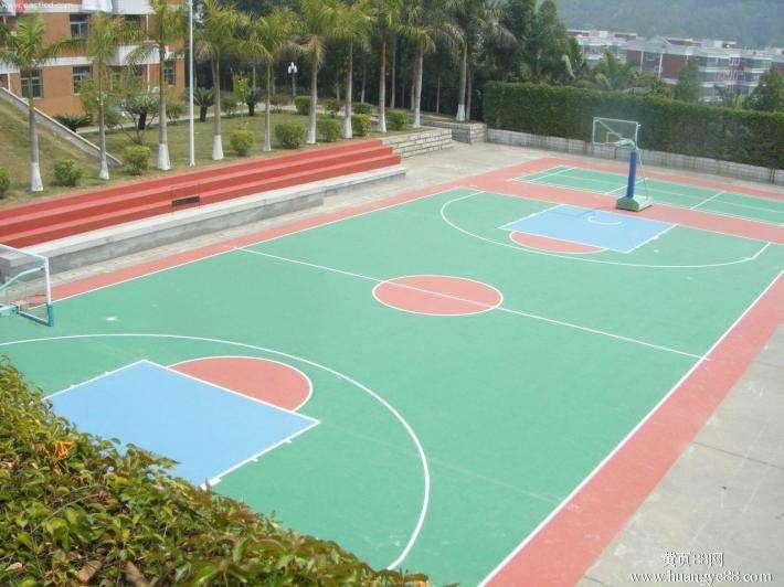 襄阳标准篮球场地面工程  硅PU球场施工价格