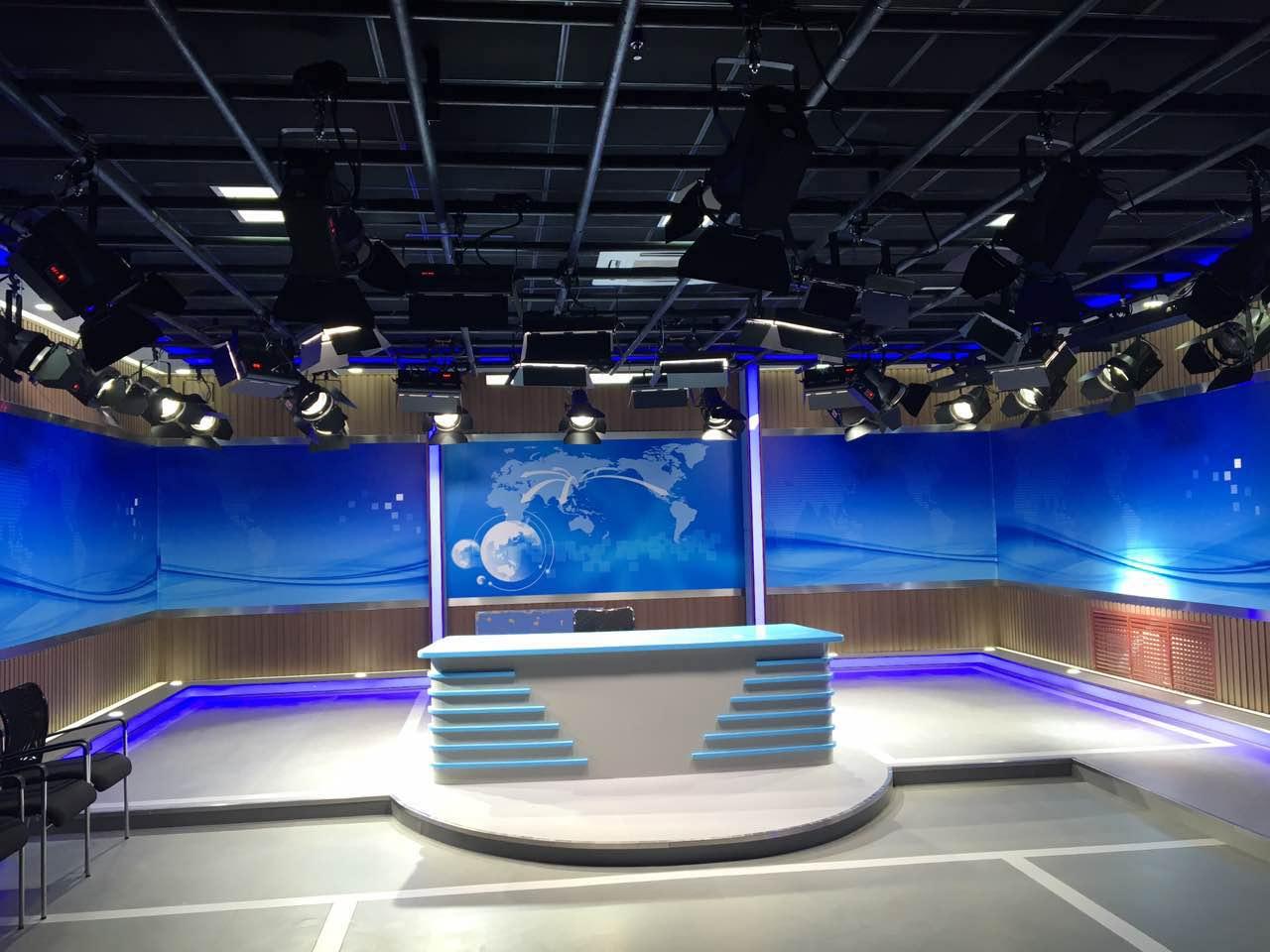 定制播音桌播音台新闻桌访谈桌