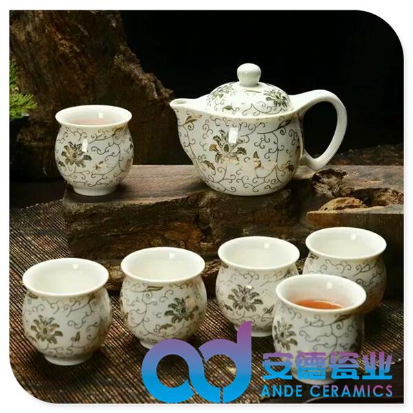 礼品陶瓷茶具 套装陶瓷茶具 景德镇陶瓷茶具