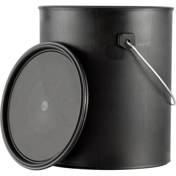 艺术涂料罐,1gal塑料黑罐