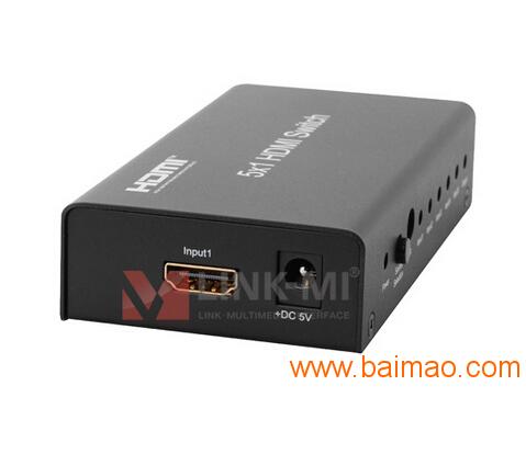深圳市联美科技有限公司HDMI高清信号分配器5口进