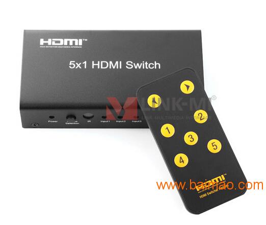 深圳市联美科技有限公司HDMI高清信号分配器5口进