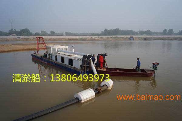 山东潍坊河道清淤采用8寸河道清淤船