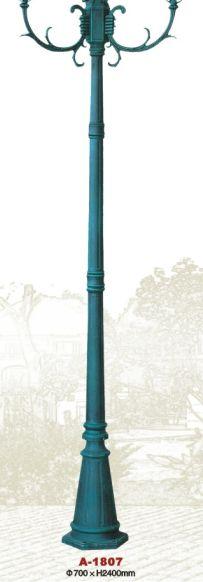 厂家批发欧式庭院灯灯杆 路灯杆 压铸铝或铁材质