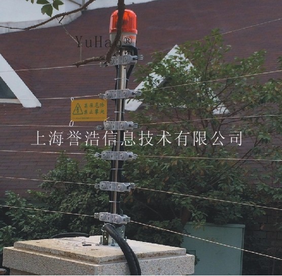 上海别墅电子围栏安装，小区防盗电网厂家安装