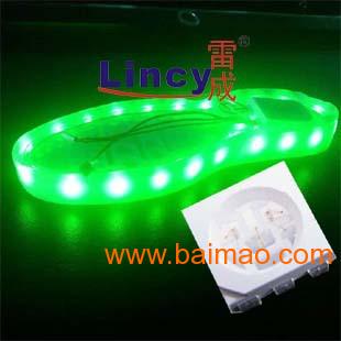 5050翠绿色绿灯绿光 LED贴片灯珠发光二极管