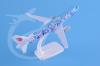 飞机模型国航20厘米A320中国国际航空蓝牡丹合金
