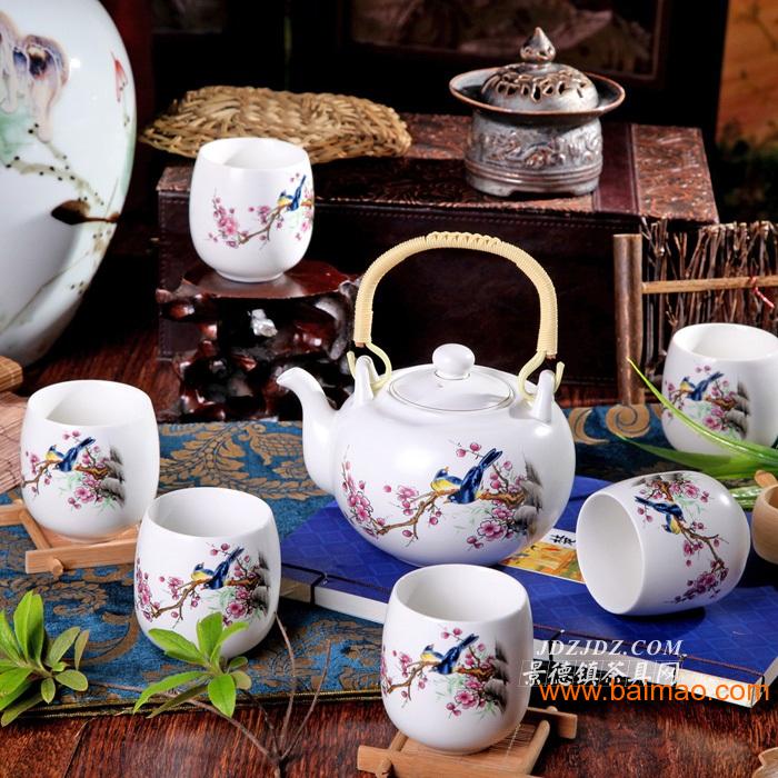 景德镇茶具厂家 **手绘茶具 陶瓷茶具批发