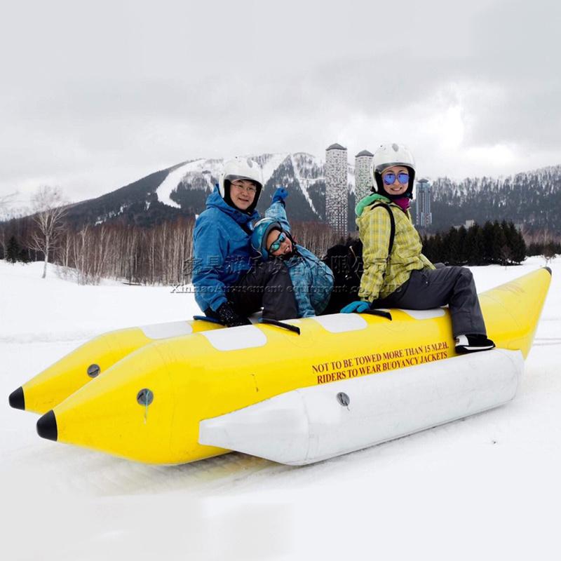 冬季户外亲子玩雪**雪地香蕉船道具滑雪场挣钱项目