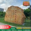 温州公司大型招牌石村牌地名石温州景区园林黄蜡石