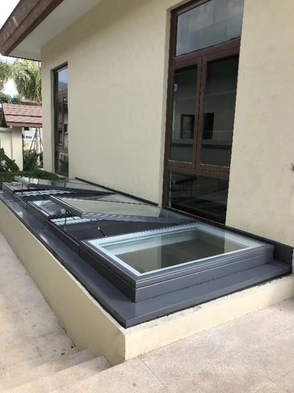 台州温州地下室采光窗 地下室天窗 铝合金天窗