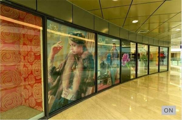 河南郑州夹丝山水画玻璃,定制屏风隔断玻璃，艺术玻璃