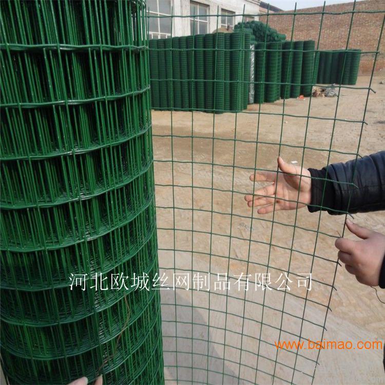 荷兰网护栏防护铁丝网生产厂家绿色铁丝卷网