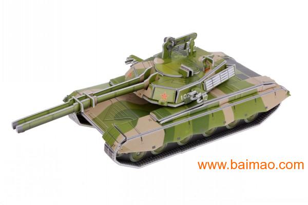 义乌立体拼图厂家 新苏35坦克纸模型