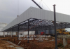 重庆加油站网架钢结构工程彩钢大棚