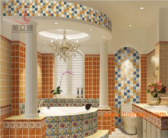釉面砖厨卫阳台墙砖 浴室艺术砖花砖