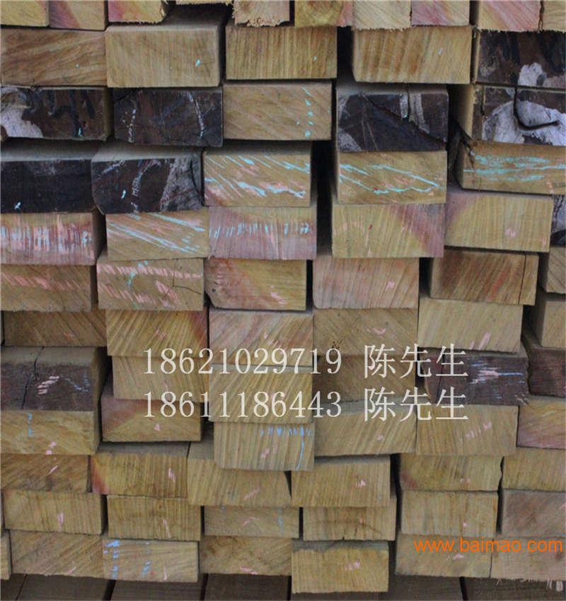 印尼菠萝格板材厂家订做开槽地板料防腐处理