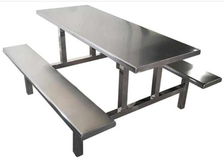 批发生产不锈钢8人餐桌 耐用不锈钢八人位餐桌尺寸