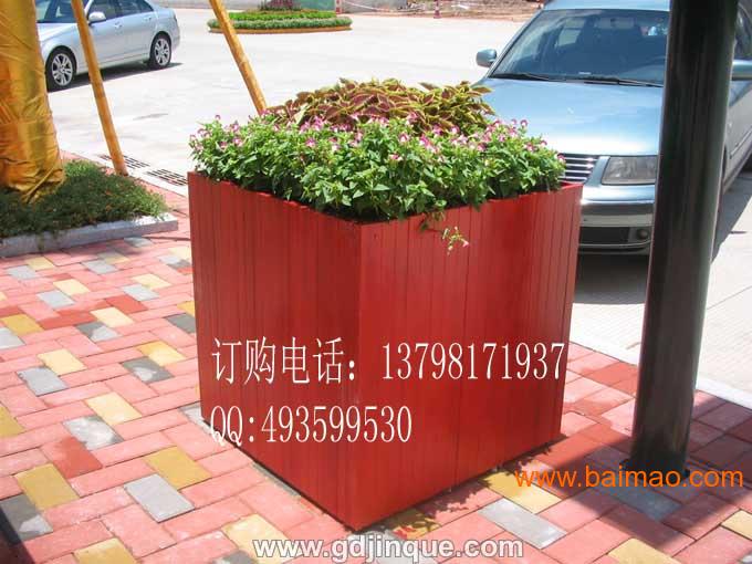 广州移动花箱、园林成品花池、别墅区防腐花槽