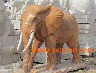 大象石雕厂家	河北曲阳太行艺术雕塑公司