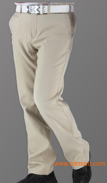 高尔夫服装，2014冬款加绒保暖商务休闲男士长裤