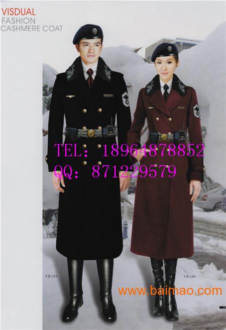 上海保安冬季呢子大衣 北京呢子大衣 黑龙江物业保安