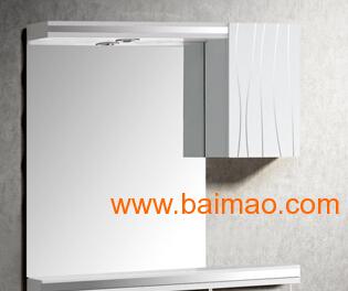 供应 清源PVC浴柜    白色系列简单浴柜