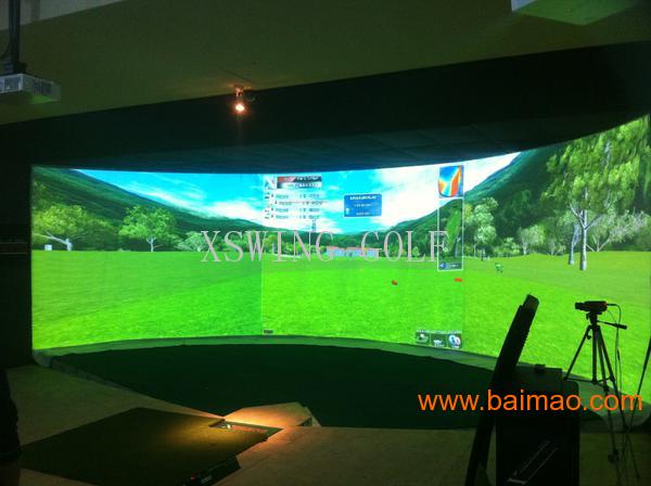 超大3D室内高尔夫模拟器
