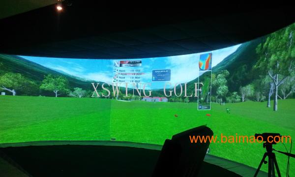 超大3D室内高尔夫模拟器