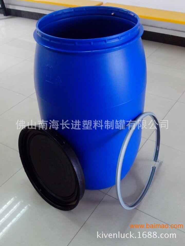 厂家供应200L铁箍桶 供应广州200L铁箍开口桶