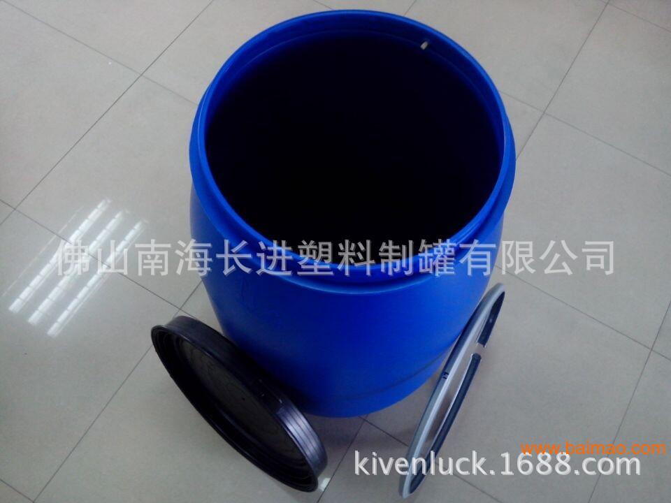 厂家供应200L铁箍桶 供应广州200L铁箍开口桶