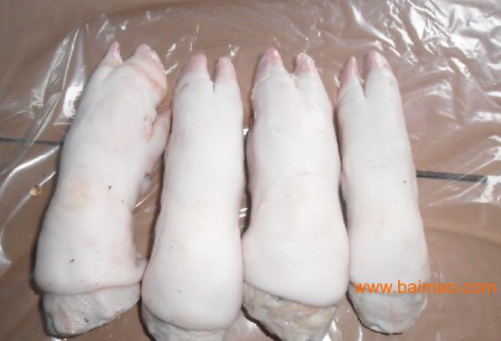 山东冻货猪头价格，西班牙进口猪蹄，巴西244猪蹄