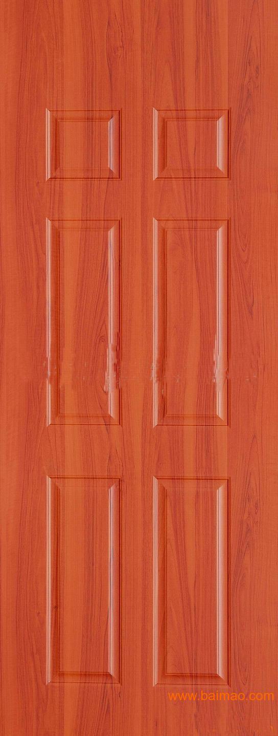 红樱桃模压门板 天然木皮模压门板