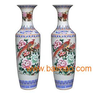 供应装饰瓷器大花瓶，客厅装饰花瓶，盛誉陶瓷大花瓶批