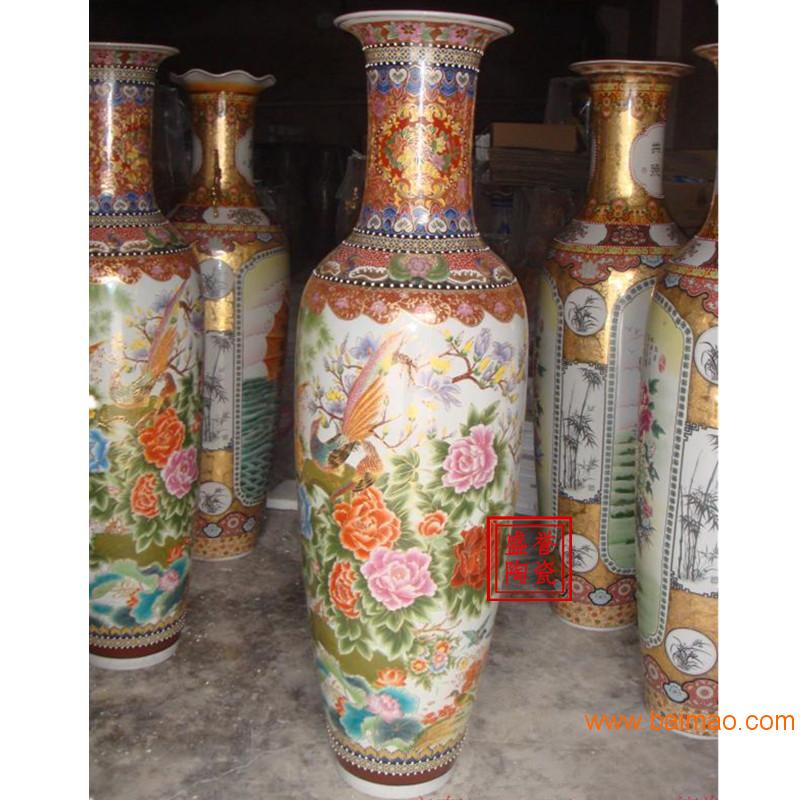 景德镇盛誉大号花瓶定做加工厂家。直销陶瓷大花瓶