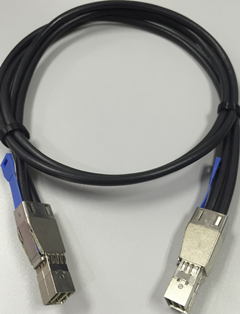 厂家1米外置HDminiSAS数据电缆12Gbps