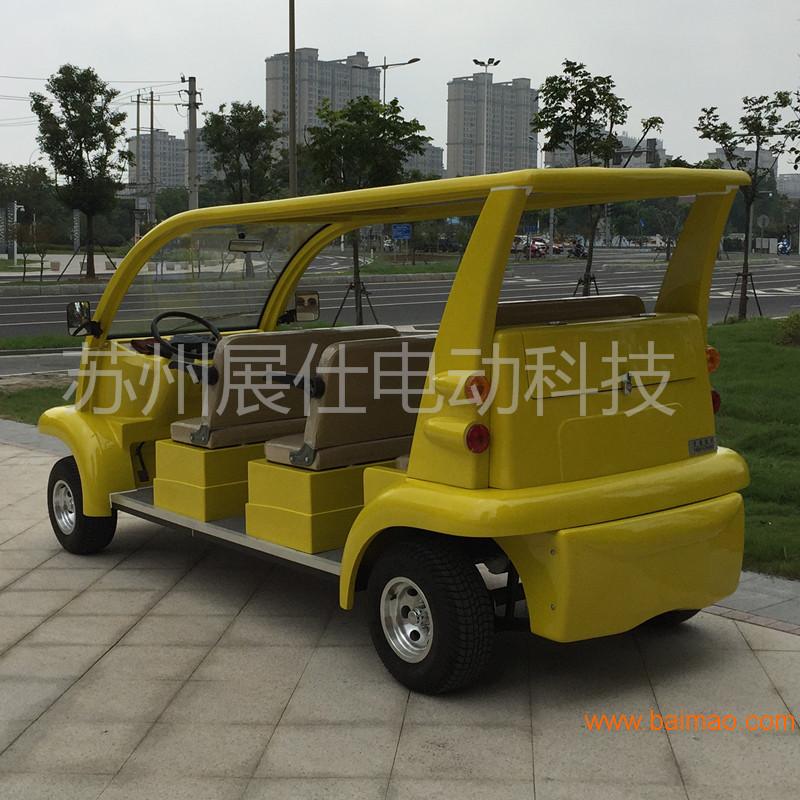 上海四轮六座电动观光车 校园工厂游览车 休闲代步车