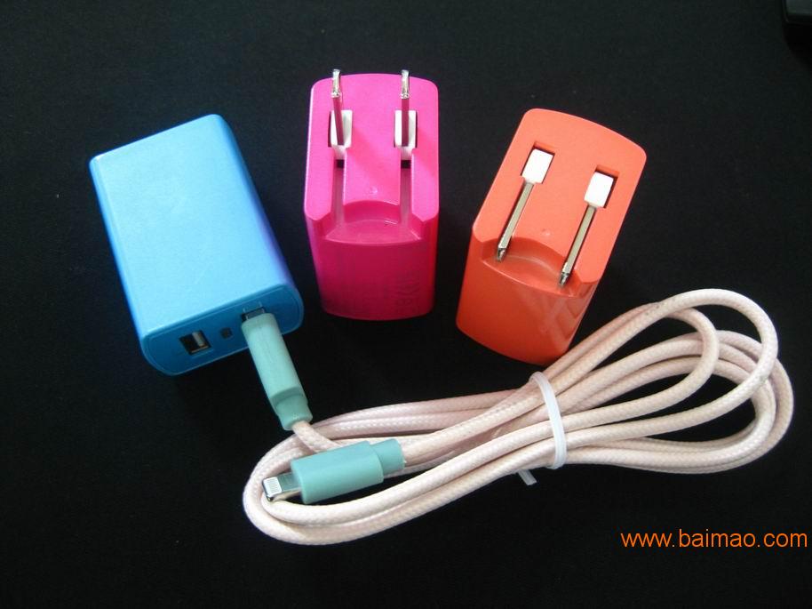 ETL认证美规充电器,折叠插脚USB美规充电器