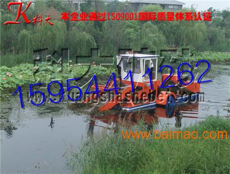 湖南萍乡水草打捞机械 小型割草船图片