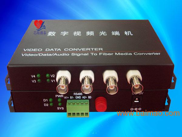 芯海盛泰 XH-4V1D 4路数字视频光端机