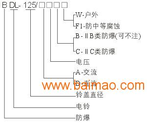 BDL-125防爆电铃由温州防爆厂家销售产品