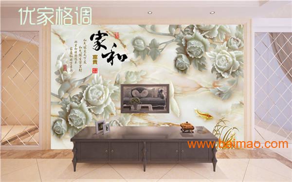 皮雕壁画 皮雕背景墙 郑州大型壁画背景墙 无缝壁画