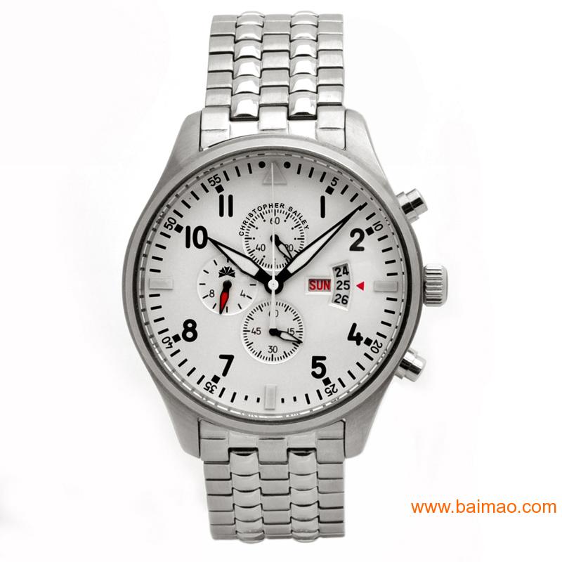 深圳礼品手表  商务男士手表 不锈钢手表 进口机芯