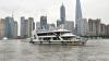 江龙生产上海300客位钢玻旅游船40米钢玻旅游观